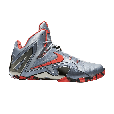 Pre-owned Nike Lebron 11 Elite 'team' In Grey