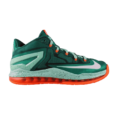 Pre-owned Nike Max Lebron 11 Low 'biscayne' In Green
