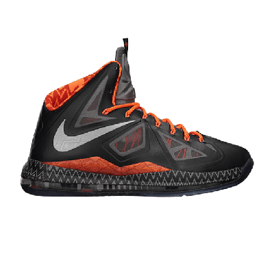 Pre-owned Nike Lebron 10 'bhm' In Orange