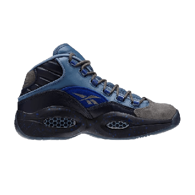 Pre-owned Reebok Question Mid 'stash' In Blue