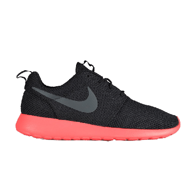 Pre-owned Nike Roshe One 'siren Red' In Black
