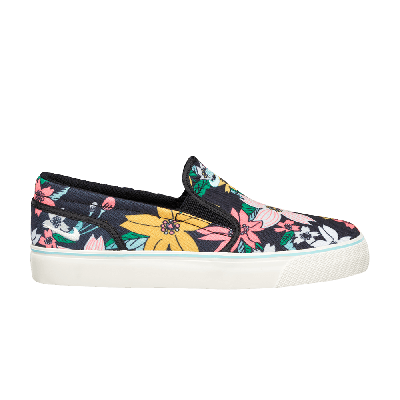 Pre-owned Nike Wmns Toki Slip 'aloha' In Black