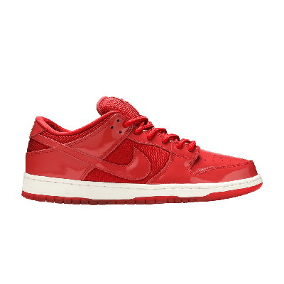 Pre-owned Nike Dunk Low Pro Sb 'red Patent Leather'