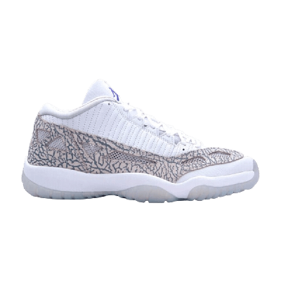 Pre-owned Air Jordan 11 Retro Low Ie 'cobalt' 2015 In White