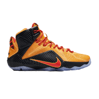 Pre-owned Nike Lebron 12 'cle' In Orange