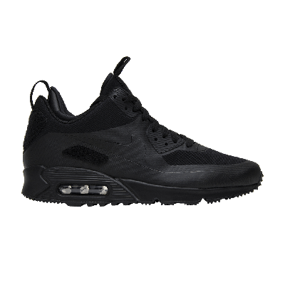 Pre-owned Nike Air Max 90 Sneakerboot Sp 'patch' In Black