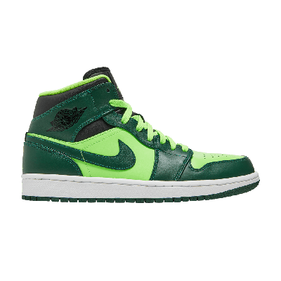 Pre-owned Air Jordan 1 Mid 'hulk' In Green