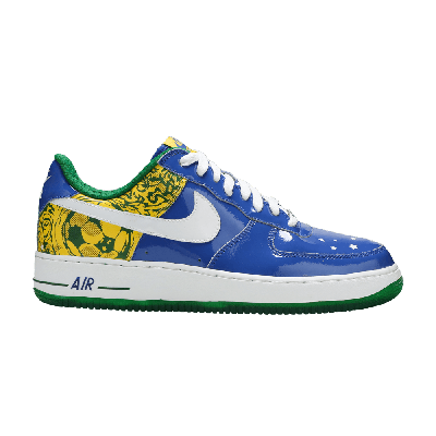 Pre-owned Nike Air Force 1 Premium Collection Royale 'ronaldinho' In Blue