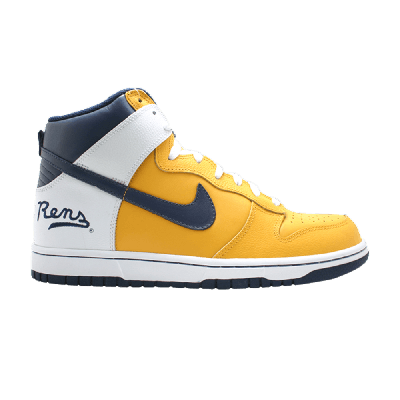 Pre-owned Nike Dunk High In Gold