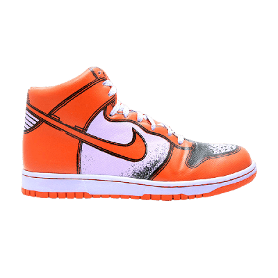 Pre-owned Nike Dunk High 1 Piece In Orange
