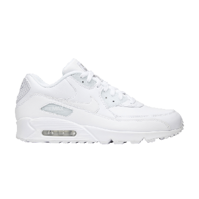 Pre-owned Nike Air Max 90 'white Leather'
