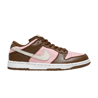 Pre-owned Nike Stüssy X Dunk Low Pro Sb 'cherry' In Pink