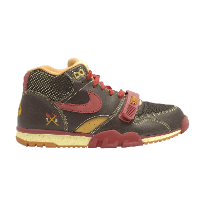 Pre-owned Nike Air Trainer 1 Sb 'huf-gold Digger' In Brown