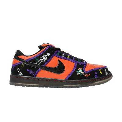 Pre-owned Nike Dunk Low Premium Sb 'day Of The Dead' In Orange
