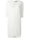 ALEXANDER WANG ALEXANDER WANG LACE-UP DRESS - WHITE,106987R1711826515