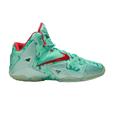 Pre-owned Nike Lebron 11 'christmas' In Green