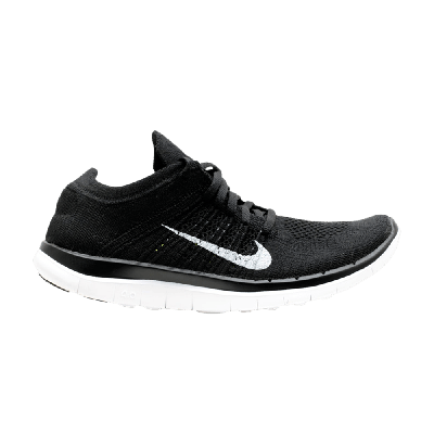 Pre-owned Nike Wmns Free Flyknit 4.0 In Black