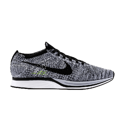 Pre-owned Nike Flyknit Racer 'oreo 1.0' In White
