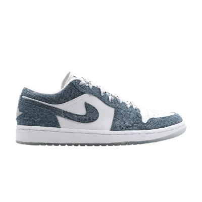 Pre-owned Air Jordan Wmns  1 Retro Low 'denim' In White