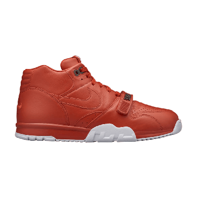 Pre-owned Nike Fragment Design X Air Trainer 1 Mid Sp 'rust' In Orange