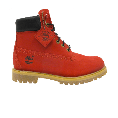 Pre-owned Timberland Villa X 6 Inch 'join The Movement' In Red
