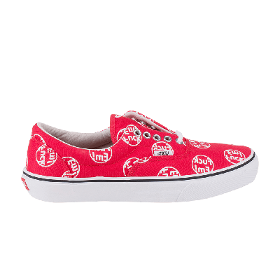 Pre-owned Vans Supreme X Era 'f*ck Em' In Red
