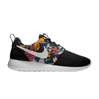 Pre-owned Nike Wmns Roshe Run Print 'aloha' In Black