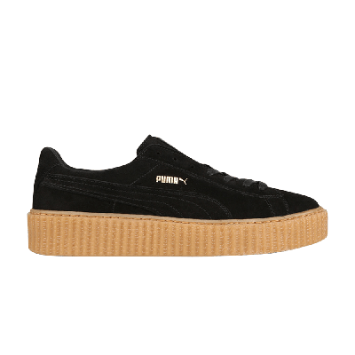 Pre-owned Puma Fenty X Wmns Suede Creeper 'black'