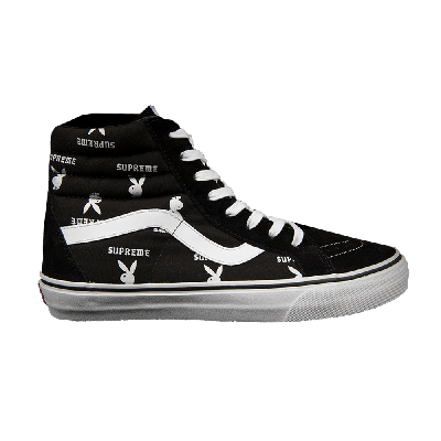 Pre-owned Vans Supreme X Sk8-hi Reissue Pro 'playboy' In Black