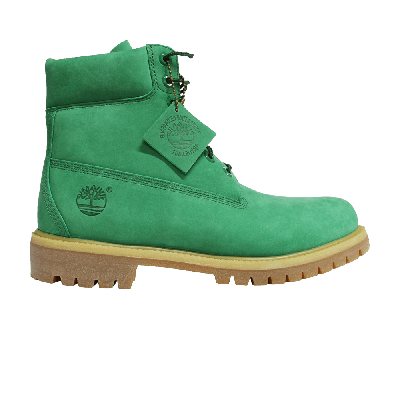 Pre-owned Timberland Villa X 6 Inch In Green