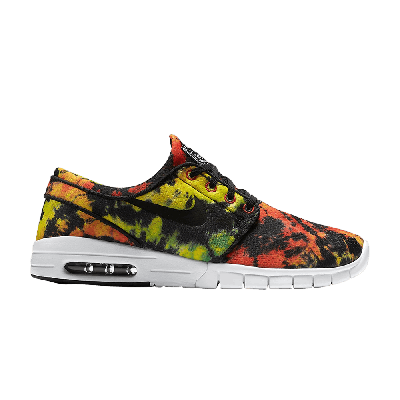 Pre-owned Nike Stefan Janoski Max Premium 'tour Yellow' In Black