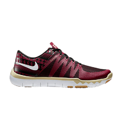 Pre-owned Nike Free Trainer 5.0 V6 Amp 'florida State' In Red