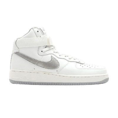 Pre-owned Nike Air Force 1 High Retro Qs 'white Silver'