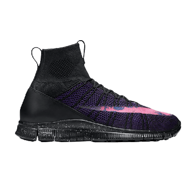 Pre-owned Nike Free Flyknit Mercurial Cr7 'savage Beauty' In Black