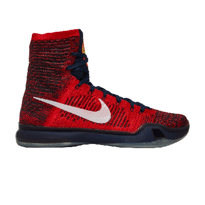 Pre-owned Nike Kobe 10 Elite High 'american' In Red