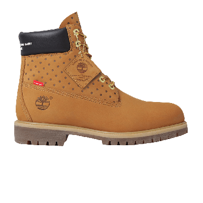 Pre-owned Timberland Comme Des Garçons X Supreme X 6 Inch 'wheat' In Tan