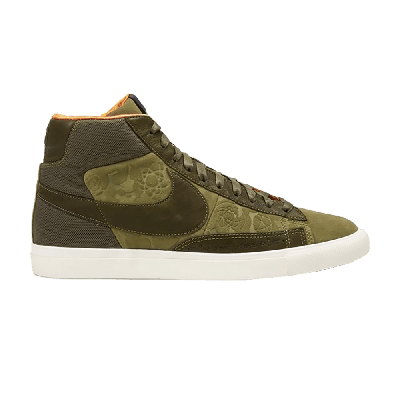 Pre-owned Nike Mo' Wax X Blazer Hi Sp 'olive' In Green