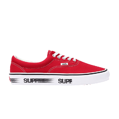 Pre-owned Vans Supreme X Era Pro 'motion Logo Red'