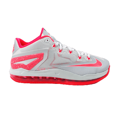 Pre-owned Nike Lebron 11 Low 'base Grey Laser Crimson'