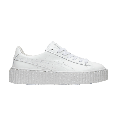 Pre-owned Puma Fenty X Wmns Patent Leather Creepers 'glossy White'