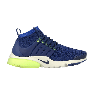 Pre-owned Nike Wmns Flyknit Presto 'sprite' In Blue