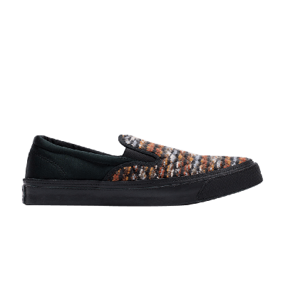 Pre-owned Converse Missoni X All Star Deckstar Slip Ox 'burgundy Fig' In Black