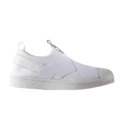 Pre-owned Adidas Originals Wmns Superstar Slip-on 'white'