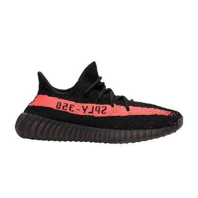 Pre-owned Adidas Originals Yeezy Boost 350 V2 'red' In Black