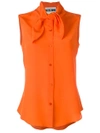 MOSCHINO neck scarf blouse,J217053711843001