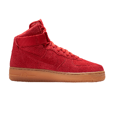 Pre-owned Nike Wmns Air Force 1 Hi Suede 'university Red'