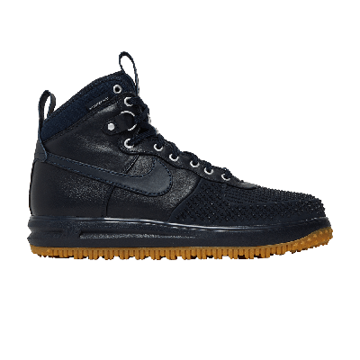 Pre-owned Nike Lunar Force 1 Duckboot 'dark Obsidian' In Blue