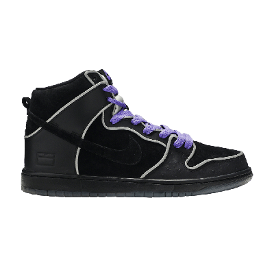 Pre-owned Nike Sb Dunk High 'purple Box' In Black
