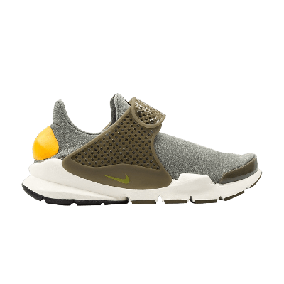 Pre-owned Nike Wmns Sock Dart Se 'gold Leaf' In Grey