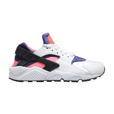 Pre-owned Nike Wmns Air Huarache Run 'hot Lava' In White